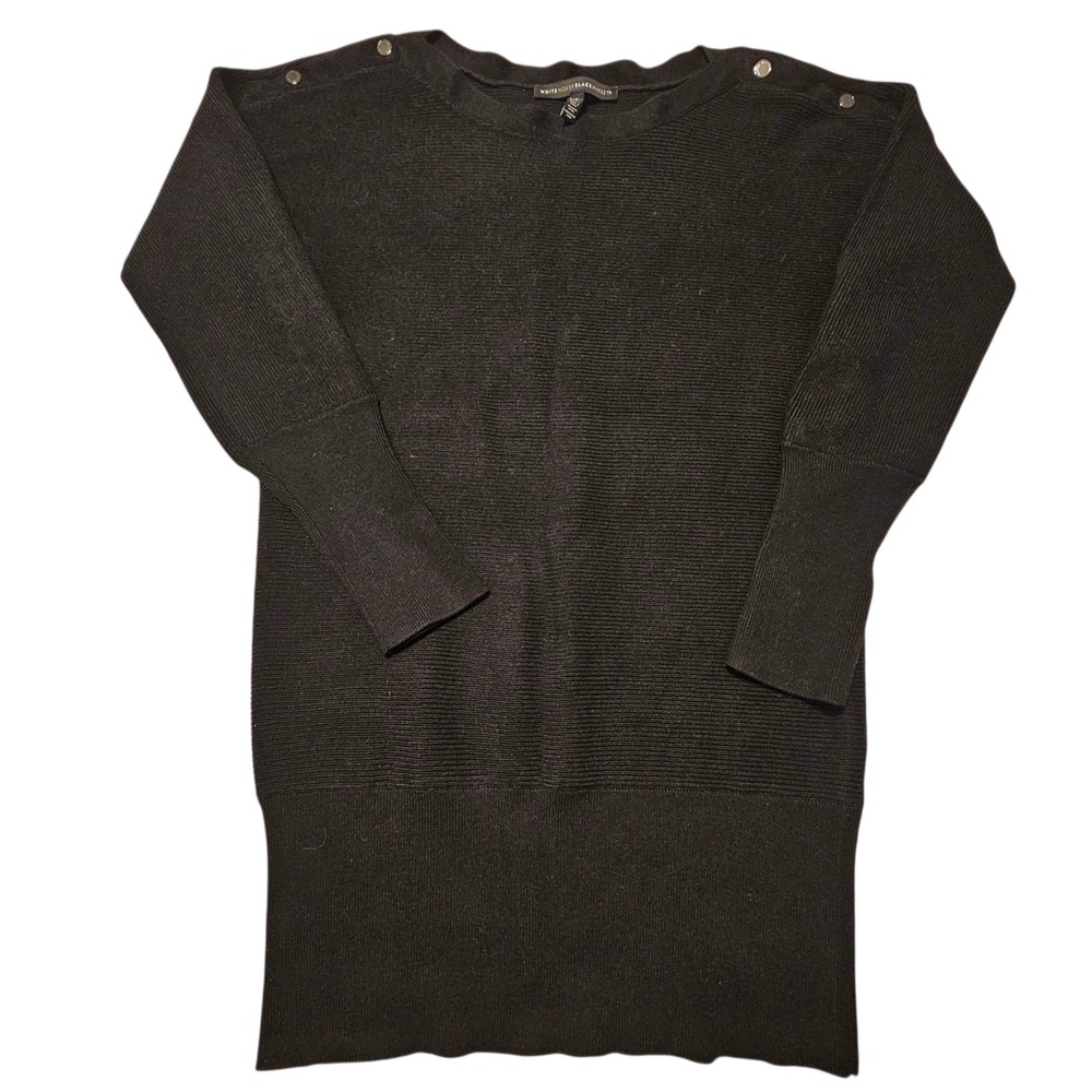 White House Black Market Knit Sweater Womens Size Small Button‎ Detail